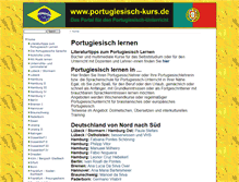 Tablet Screenshot of portugiesisch-kurs.de